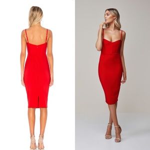allure midi dress